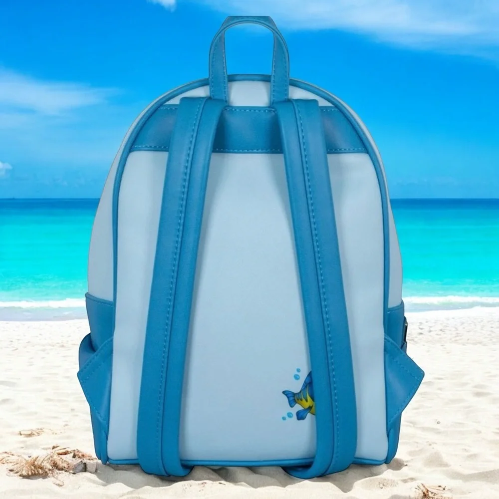 Loungefly Disney The Little Mermaid Stained Glass Backpack New with Tags B33